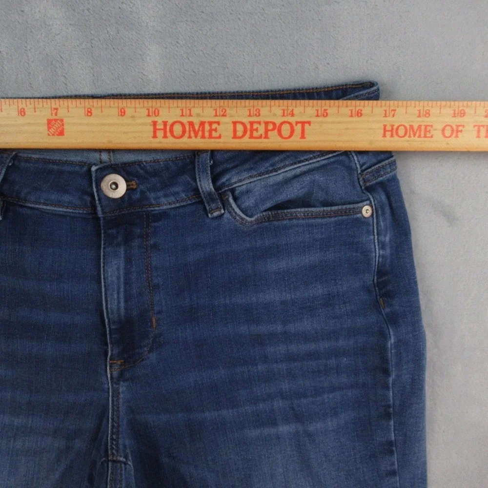 J Jill Denim Boyfriend Straight Leg Ankle Jeans Blue Medium Wash 14P Petite - Picture 4 of 13